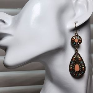 Bohemian Water Drop Earrings New Women's Statement Jewelry